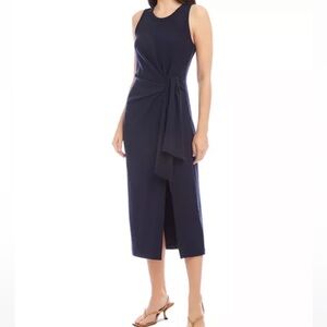 Fifteen Twenty Maddie Side Knot Midi Dress Size S